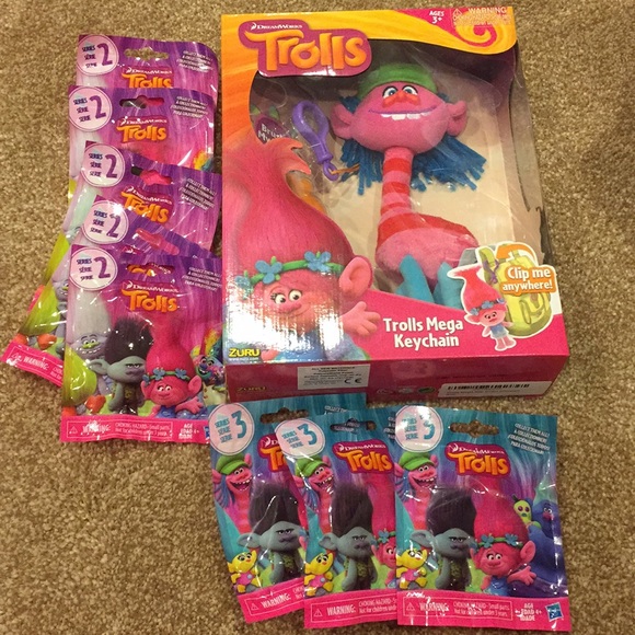 trolls toy set